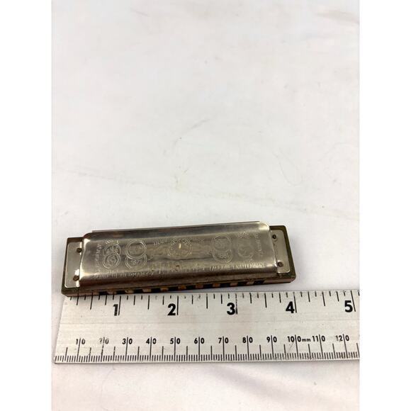 Vintage M Hohner's Harmonica Marine Band Germany Key of C - Picture 4 of 16